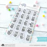 Little Kangaroo Agenda - Clear Stamps - Mama Elephant