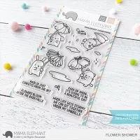 Flower Shower - Clear Stamps - Mama Elephant