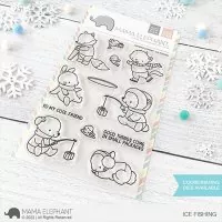 Ice Fishing Clear Stamps Stempel Mama Elephant