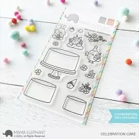 Celebration Cake - Clear Stamps - Mama Elephant