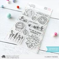 Flower Friends Clear Stamps Stempel Mama Elephant
