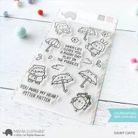 Rainy Days Clear Stamps Stempel Mama Elephant