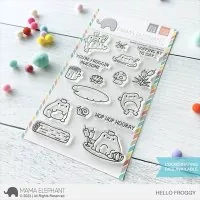 Hello Froggy - Clear Stamps - Mama Elephant