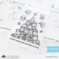 Oh Merry Tree Clear Stamps Stempel Mama Elephant