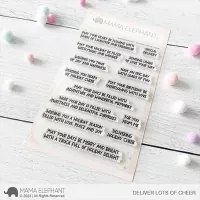 Deliver Lots of Cheer - Clear Stamps - Mama Elephant