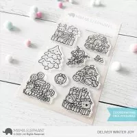 Deliver Winter Joy - Clear Stamps - Mama Elephant