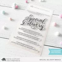 Special Delivery Wishes - Clear Stamps - Mama Elephant