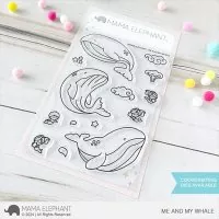 Me and My Whale Clear Stamps Stempel Mama Elephant