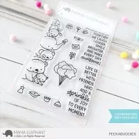Peekabuddies - Clear Stamps - Mama Elephant