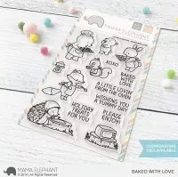 Baked with Love - Clear Stamps - Mama Elephant