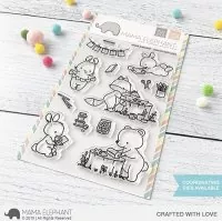 Crafted with Love - Clear Stamps - Mama Elephant