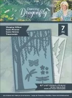 Dancing Dragonfly - Weeping Willow - Schablone + Stanzen - Crafters Companion
