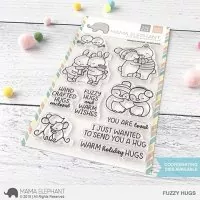 Fuzzy Hugs - Clear Stamps - Mama Elephant
