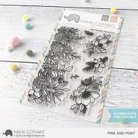 Pine and Posy - Clear Stamps - Mama Elephant