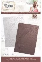 Vintage Diary - 3D Embossing Folder - A Moment in Time - Crafters Companion