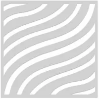 Flowy Stripes - Stencil - Hero Arts