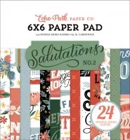 Salutations No.2 - Paper Pad - 6"x6" - Echo Park