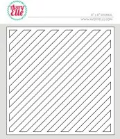 Diagonal Stripes - Schablone - Avery Elle
