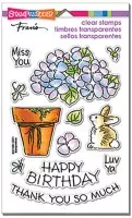 Pop Hydrangea stampendous clear stamps