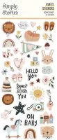 Boho Baby - Puffy Stickers - Simple Stories