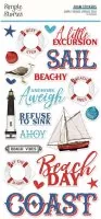 Simple Vintage Vintage Seas - Foam Stickers - Simple Stories