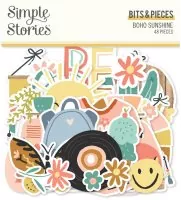 Boho Sunshine - Bits & Pieces - Die Cut Embellishment - Simple Stories