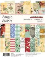 Simple Vintage Berry Fields - Paper Pad - 6"x8" - Simple Stories