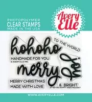 Happy Tags Holiday - Stempel - Avery Elle