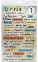 Autumnal Word Collection - Sentiments - Journaling Stickers Set 3 - Lavinia