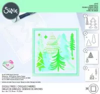Doodle Trees - Layered Stencils - Sizzix