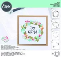 Holly Wreath - Layered Stencils - Sizzix
