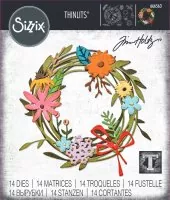 Vault Funky Floral Wreath - Thinlits - Stanzen - Tim Holtz - Sizzix