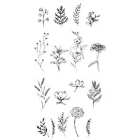 Garden Botanicals - Clear Stamps - Sizzix