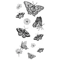 Nature Butterflies - Clear Stamps - Sizzix