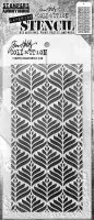Tim Holtz Deco Leaf Layering Schablone Stencil Stampers Anonymous