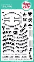 Simply Labels: Hello Friend - Stamp & Die Bundle - Avery Elle - 2te Wahl