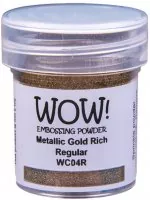 WOW - Embossing Powder - Metallic Gold Rich - Regular