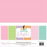 Echo Park - Welcome Easter - Coordinating Solids Set - 12"x12"