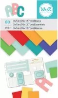 Multi-Color Cardstock - Paper Pad - 3"x5" - We R Memory Keepers