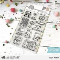 Book Worm - Clear Stamps - Mama Elephant