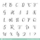 Calli Upper Letters - Clear Stamps - Mama Elephant