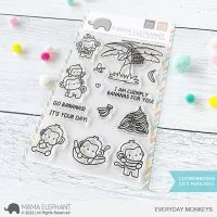 Everyday Monkeys - Clear Stamps - Mama Elephant