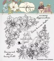 Floral Corners - Stempel - Colorado Craft Company