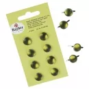Brads - Halbperlen - gefrostet olive