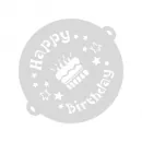 Kuchen/Torte Schablone - Cake Stencil - Happy Birthday