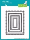 Fancy Scalloped Rectangle Stackables - Die - Lawn Cuts