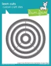 Large Cross Stitched Circle Stackables - Lawn Cuts