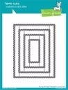 Zig Zag Rectangle Stackables - Dies - Lawn Cuts
