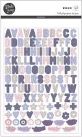 Winter Time - Puffy Alphabet Stickers - ModaScrap