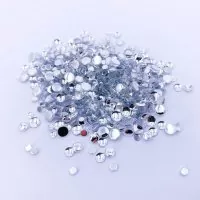 ModaScrap - Semi Pearls Transparent Silver